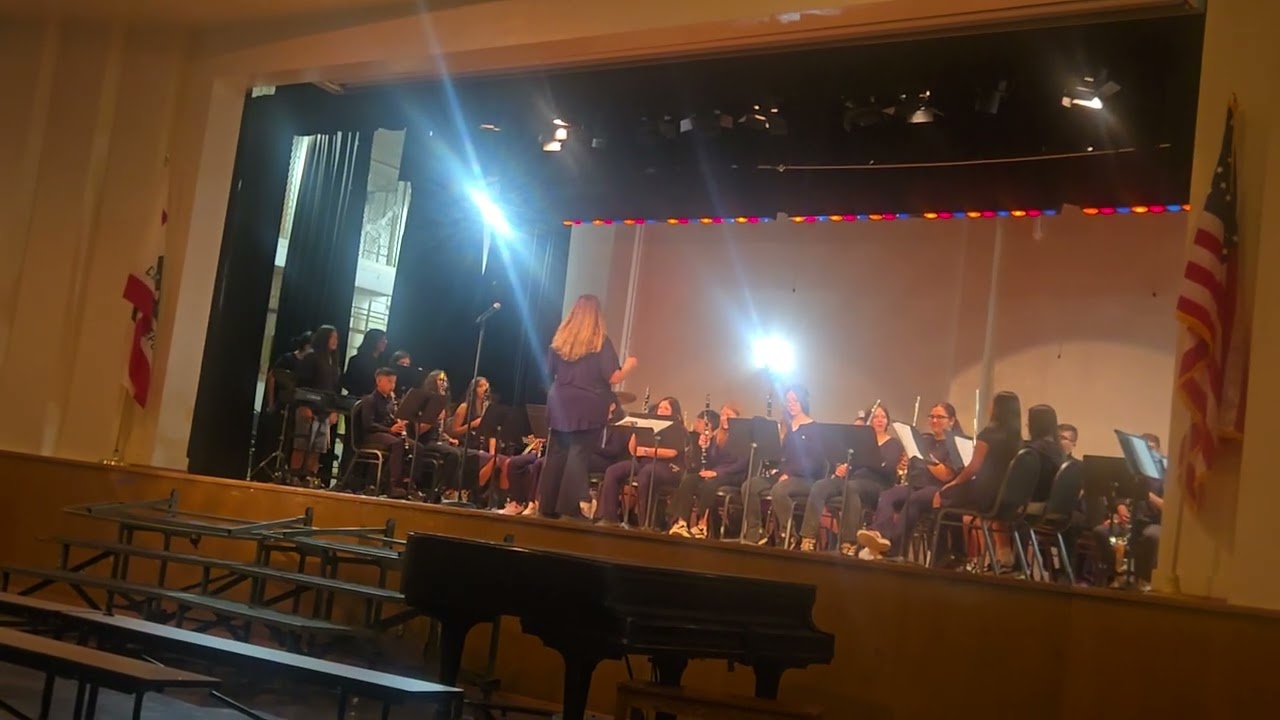 ah yes late. (mgms winter concert other half)