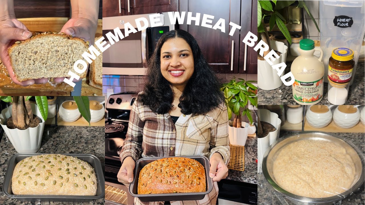 ఇంట్లో Homemade Whole Wheat Bread | 100% Atta Bread | No Maida | తెలుగు