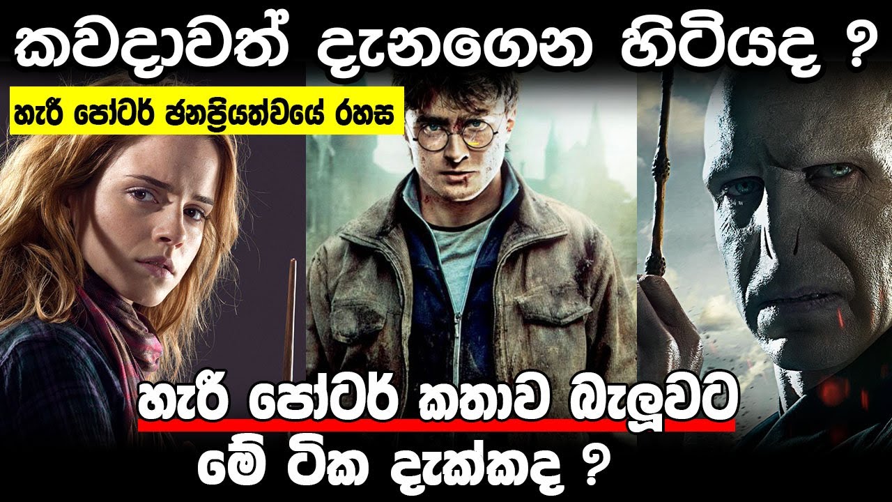 Harry potter hidden facts in Sinhala (18+ facts ) | හැරී පෝටර් බැලුවට මේ ටික දැක්කද?? | DrBrain