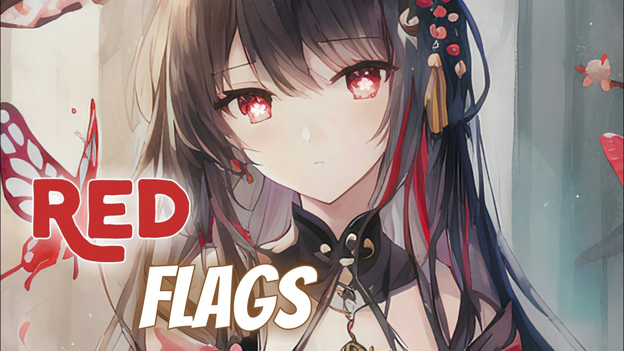 Nightcore - Red Flags (Lyrics) (Mimi Webb)