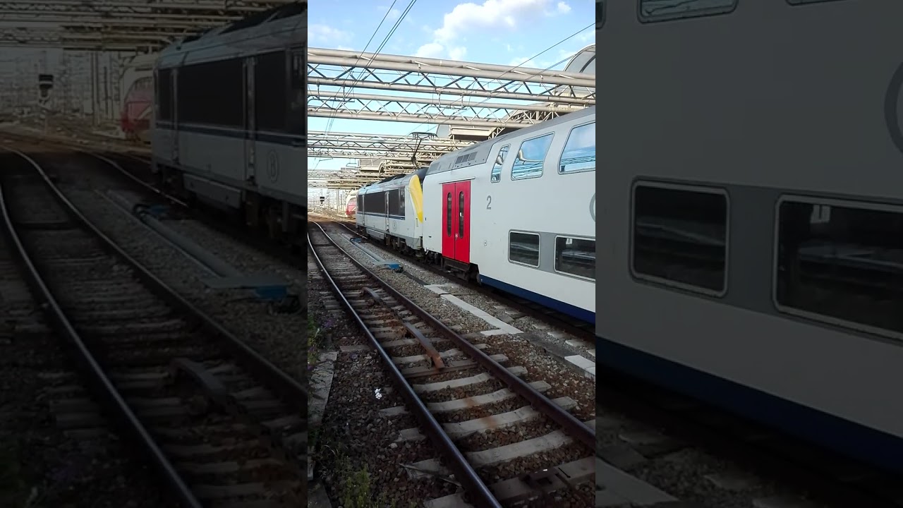 NMBS SNCB HLE13 Alstom Loco | Brussel Midi / Zuid | Brttrainz | Trainspotting | M6 Doppelstockwagen