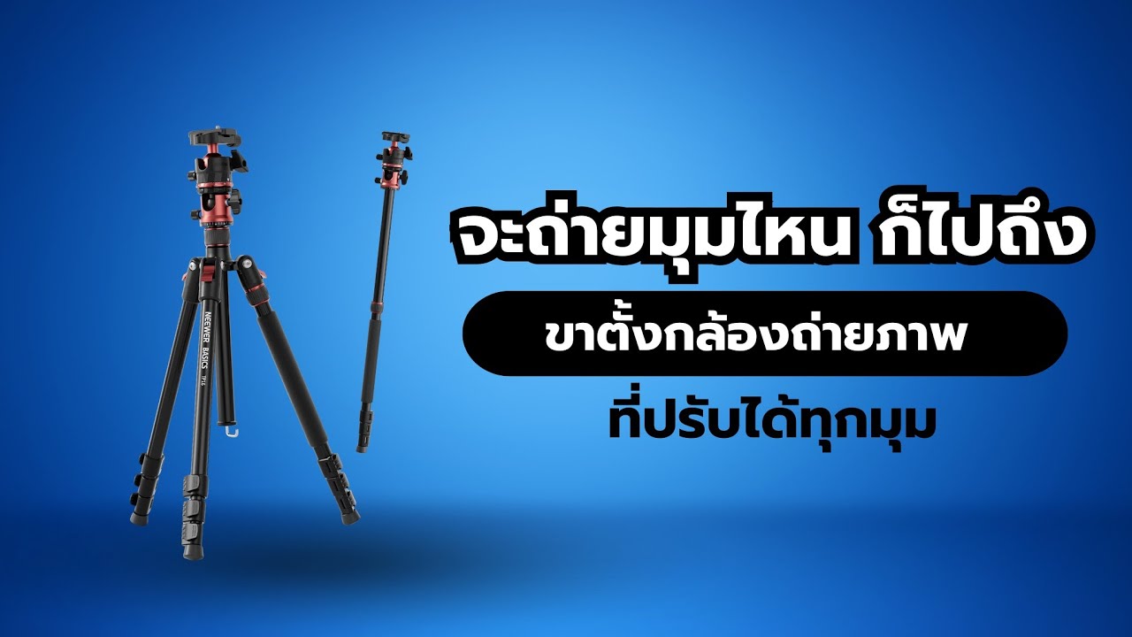 รีวิว NEEWER BASICS TP16 ขาตั้ง 2-in-1 ที่ครีเอเตอร์ต้องมี! Tripod + Monopod ในตัวเดียว