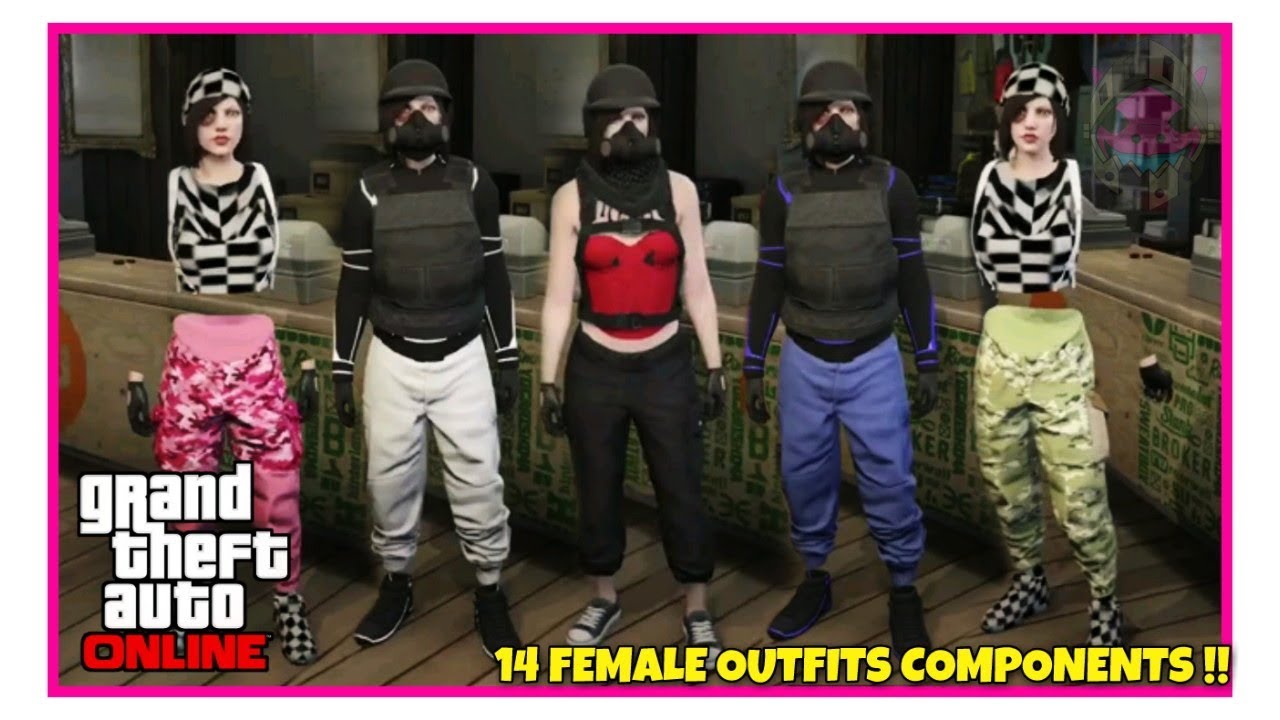 GTA 5 ONLINE BEST MULTIPLE FEMALE MODDED OUTFITS! #20 GTA 5 Clothing Glitches
