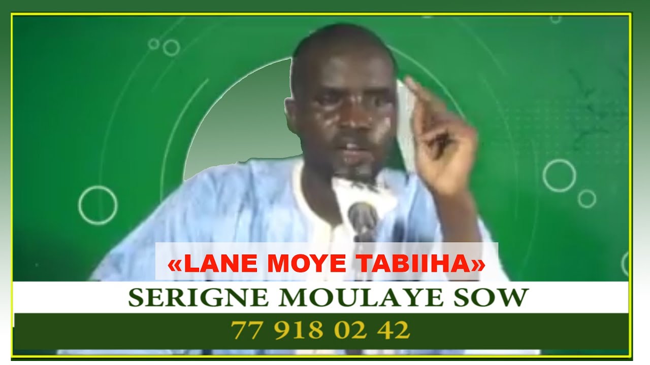 Firi guente : LANE MOYE TABIIHA - 