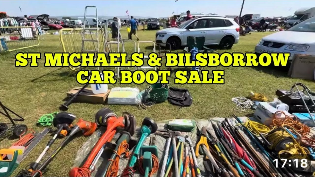 ST MICHAELS & BILSBORROW CAR BOOT SALE | WALKING TOUR 2025 | BIGGEST CAR BOOT SALE .