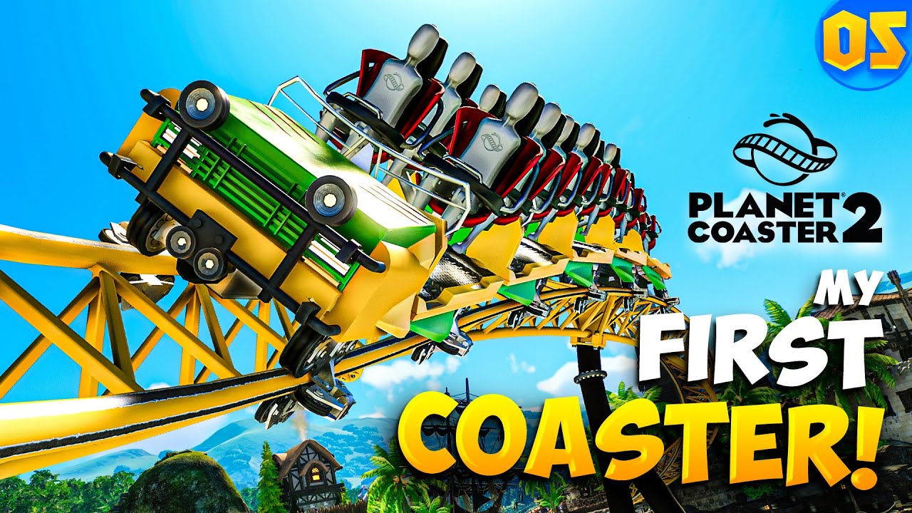 I Built My FIRST ROLLER COASTER in Planet Coaster 2! (#5)