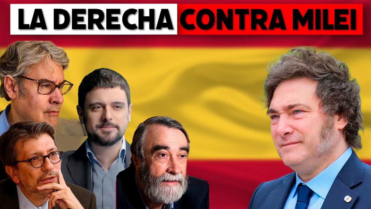 La derecha española, contra Milei