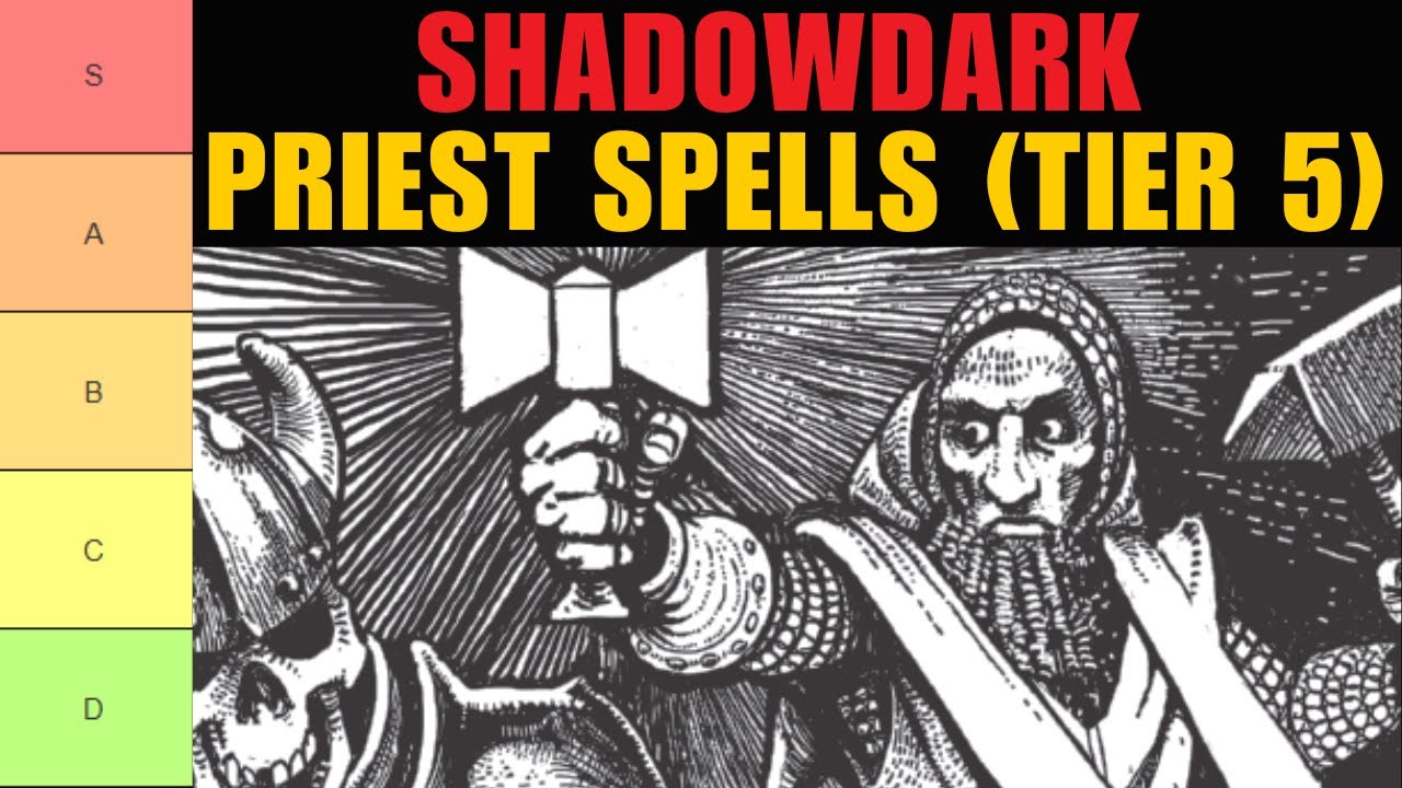 Рейтинг заклинаний жреца 5-го уровня (Shadowdark RPG)