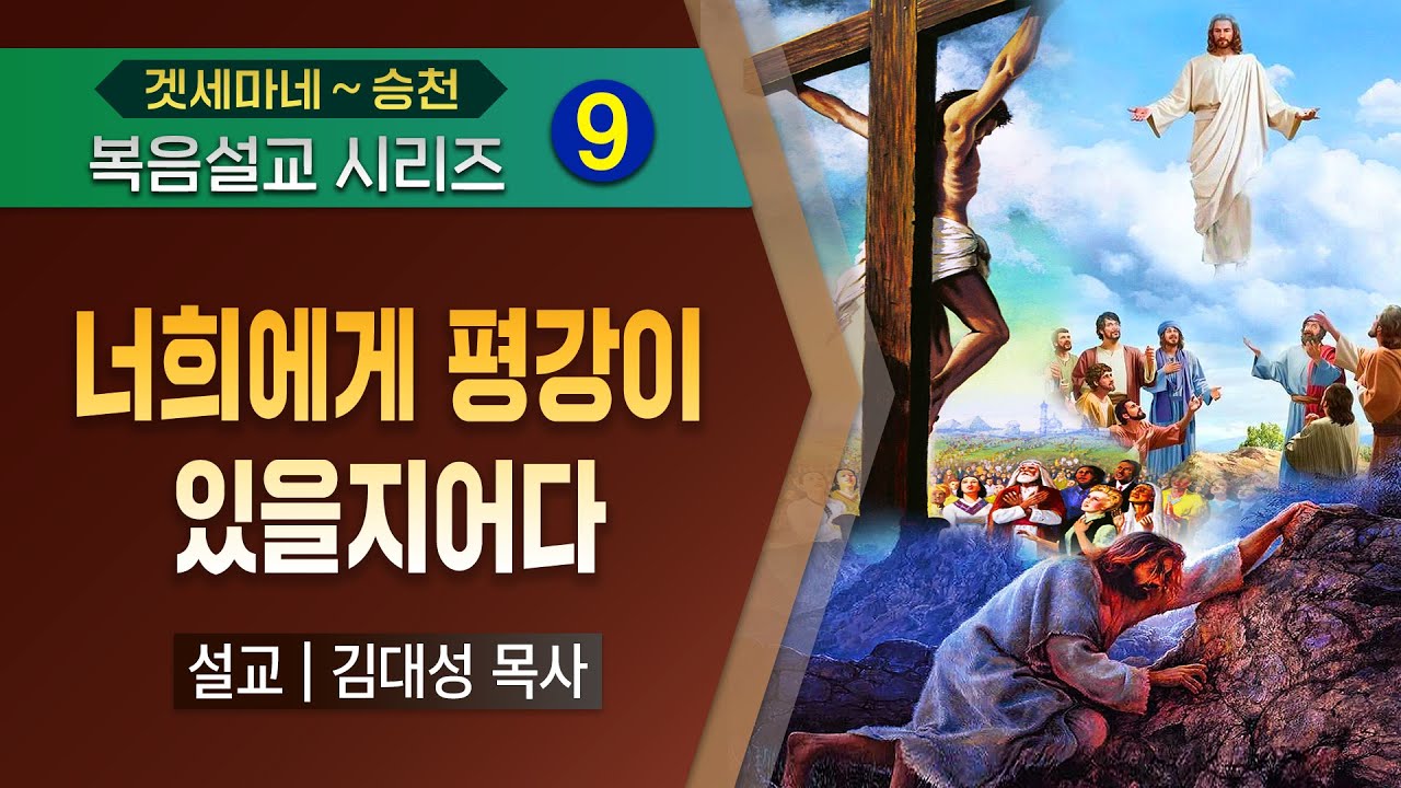 [복음설교 시리즈] 09. 너희에게 평강이 있을지어다 | 김대성 목사