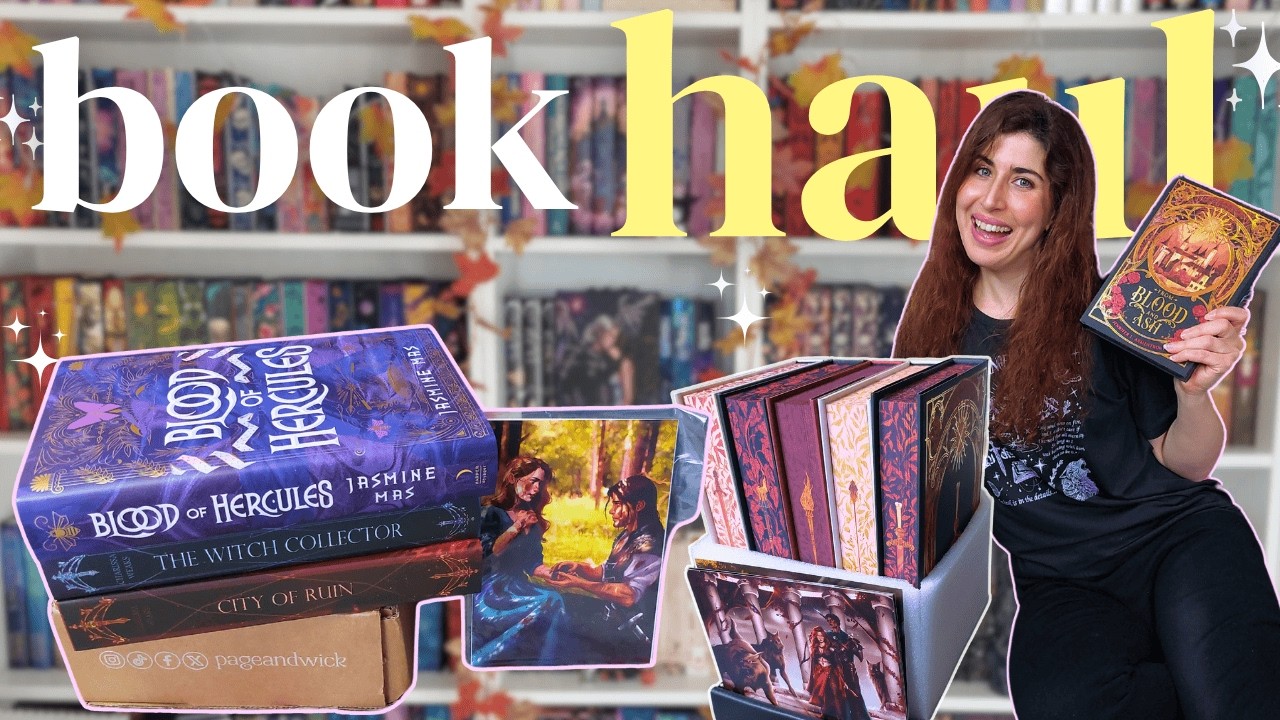 Book Haul! Arcane Society, Page and Wick Blood of Hercules 📦💌