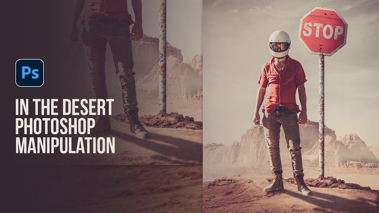 In The Desert - Advanced Photo Manipulation