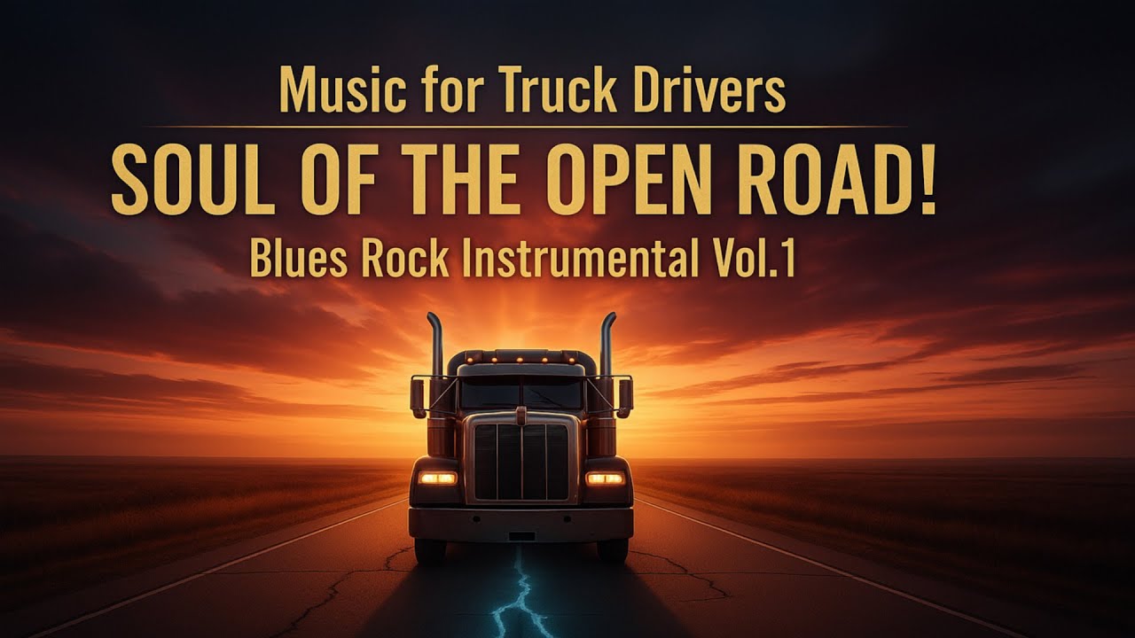 SOUL OF THE OPEN ROAD! 🎸 Blues Rock Driving Music Mix for Truckers | Long Haul Essential