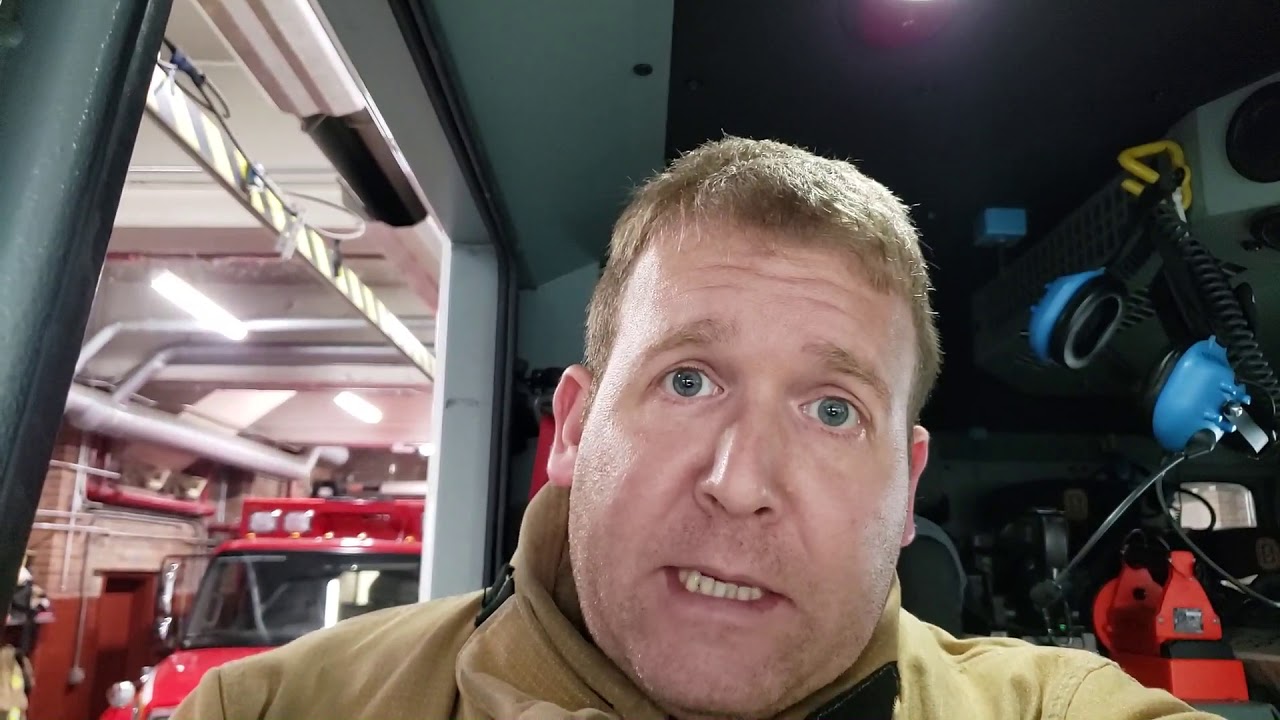 From the Fire Station - Riding the Engine Officer Seat