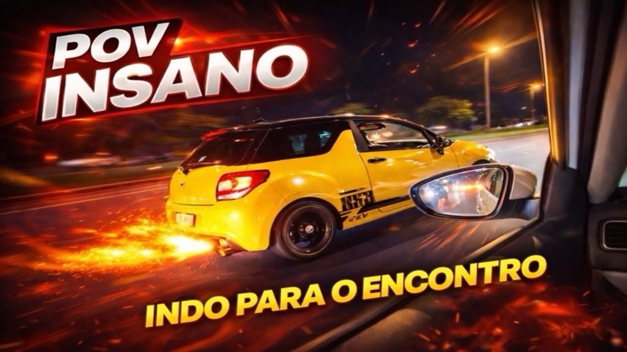 POV de COMBOIO indo para ENCONTRO | JETTA TURBO PIANDO + PROJETOS DA GALERA