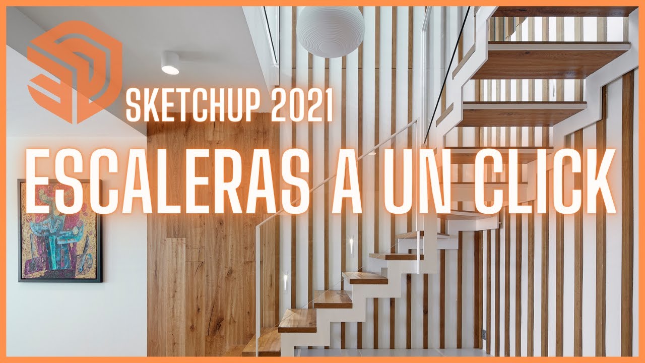 El MEJOR plugin para escaleras en SKETCHUP - Plugin MAJ Stair