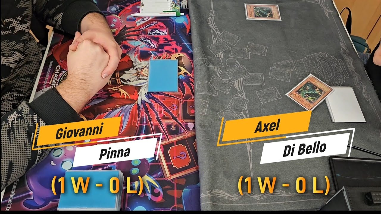 6' Torneo MGA Feature Match 2' Turno: Giovanni Pinna (1 W - 0 L) vs Axel Di Bello (1 W - 0 L)