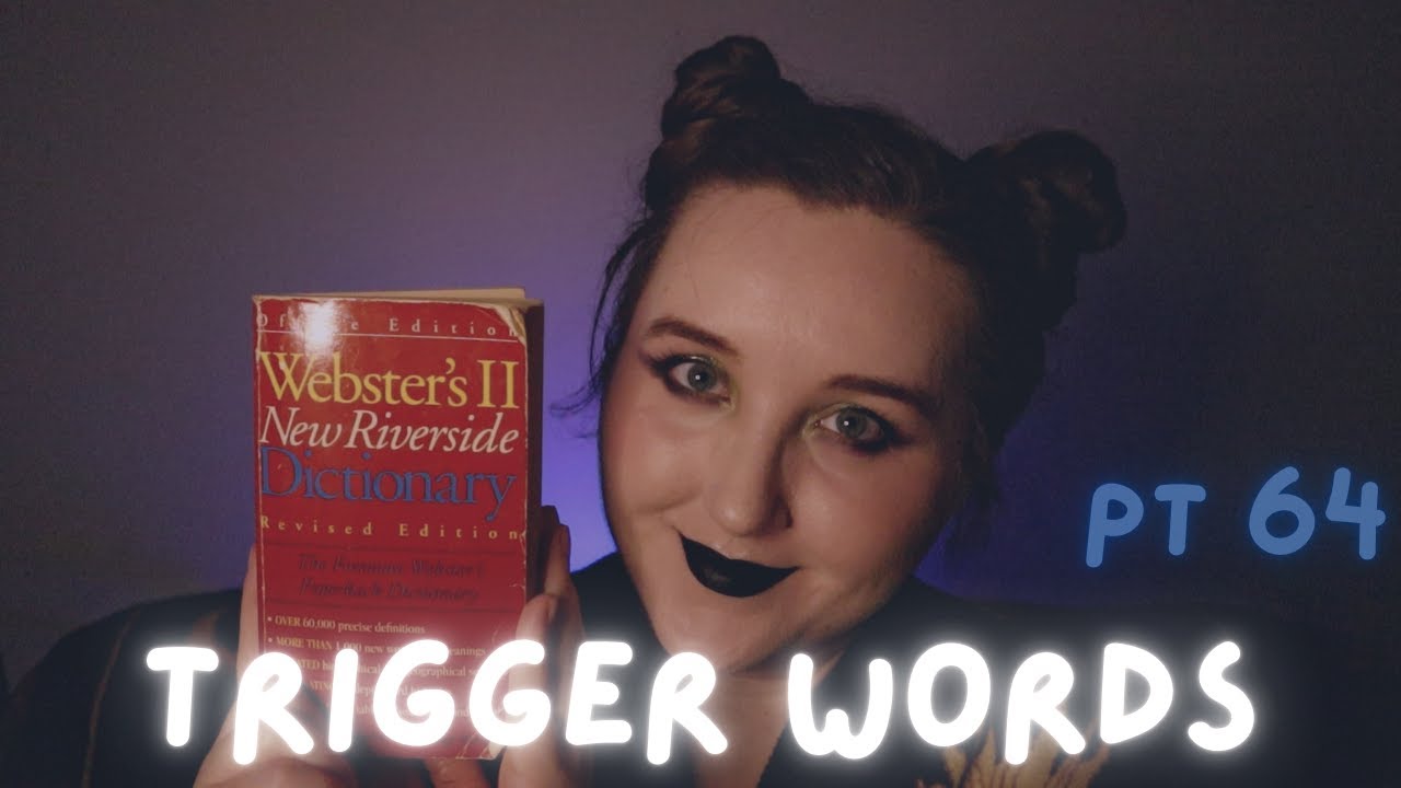 ASMR Dictionary Trigger Words 📕 pt. 64
