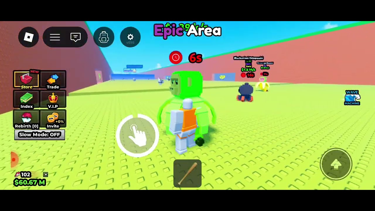 My first day in escape tsunami for brainrot.