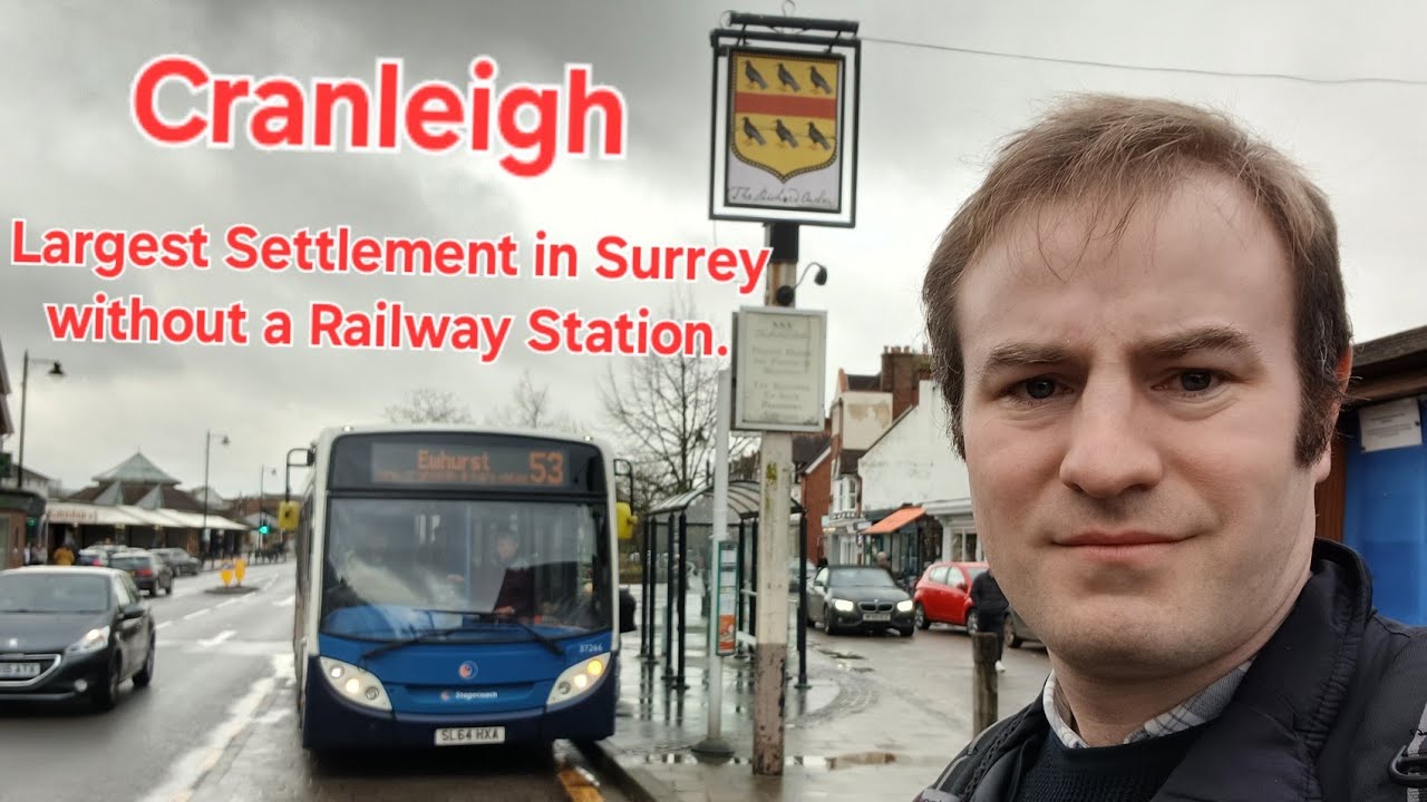 Largest Town In Surrey Without A Railway Station.
