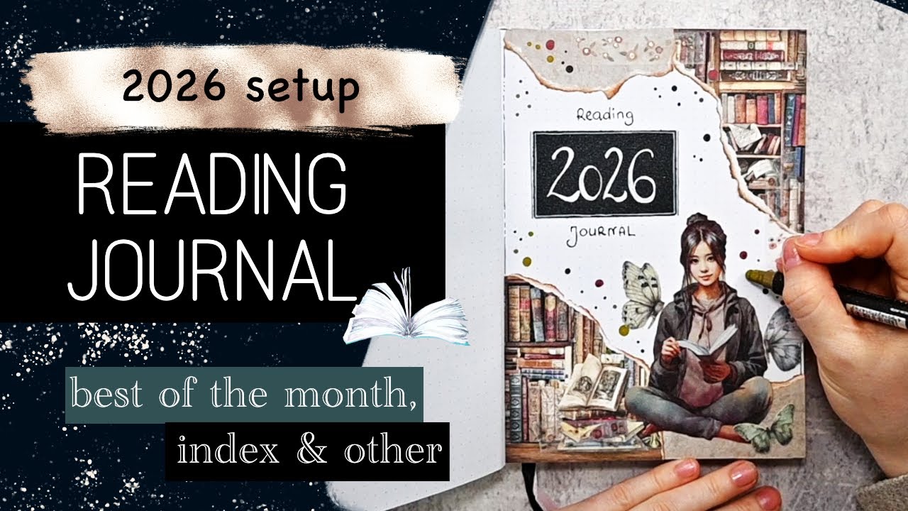 Reading Journal setup for 2026 / Cover page, Index and other plus fixing the mistakes along the way