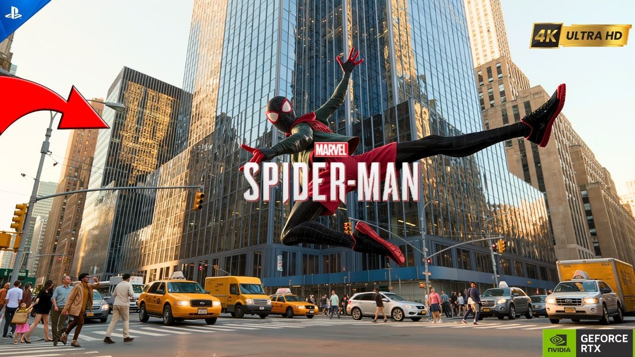 12 Minutes of Satisfying Spider-Man Web Swinging 🕷️