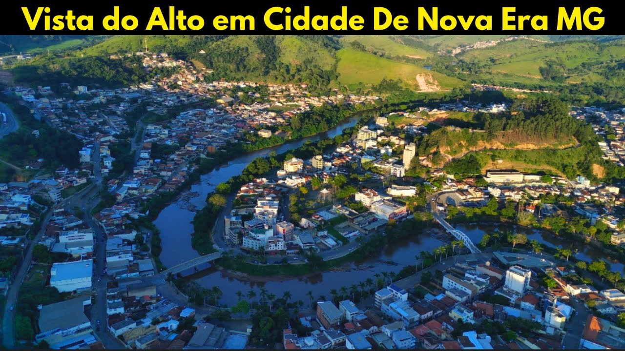 SOBREVOANDO COM DRONE NA CIDADE DE NOVA ERA MG