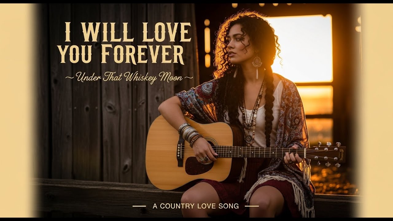 I Will Love You Forever Under That Whiskey Moon  | Country Love Song 2025