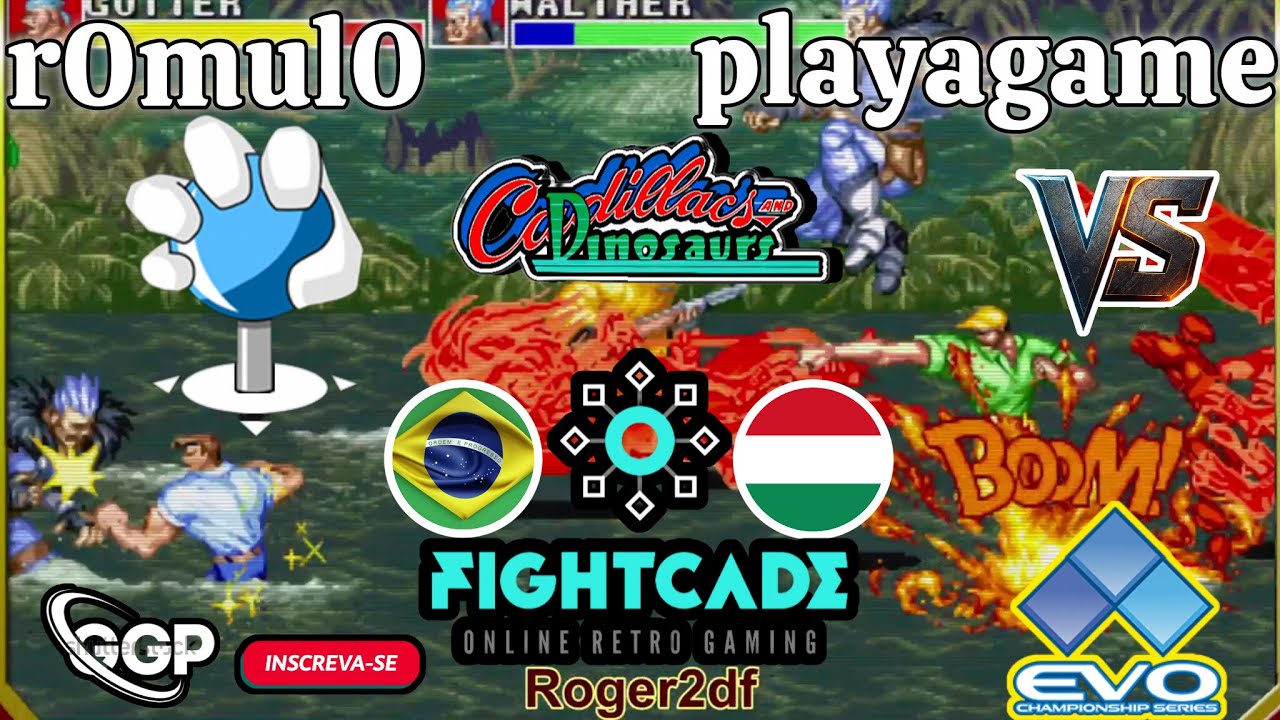 Cadillacs and Dinosaurs ((Hack))✅((r0mul0🆚playagame))🥋Fightcade2 ONLINE🥊AQUI SISTEMA É BRUTO💥TOP!!!🔴