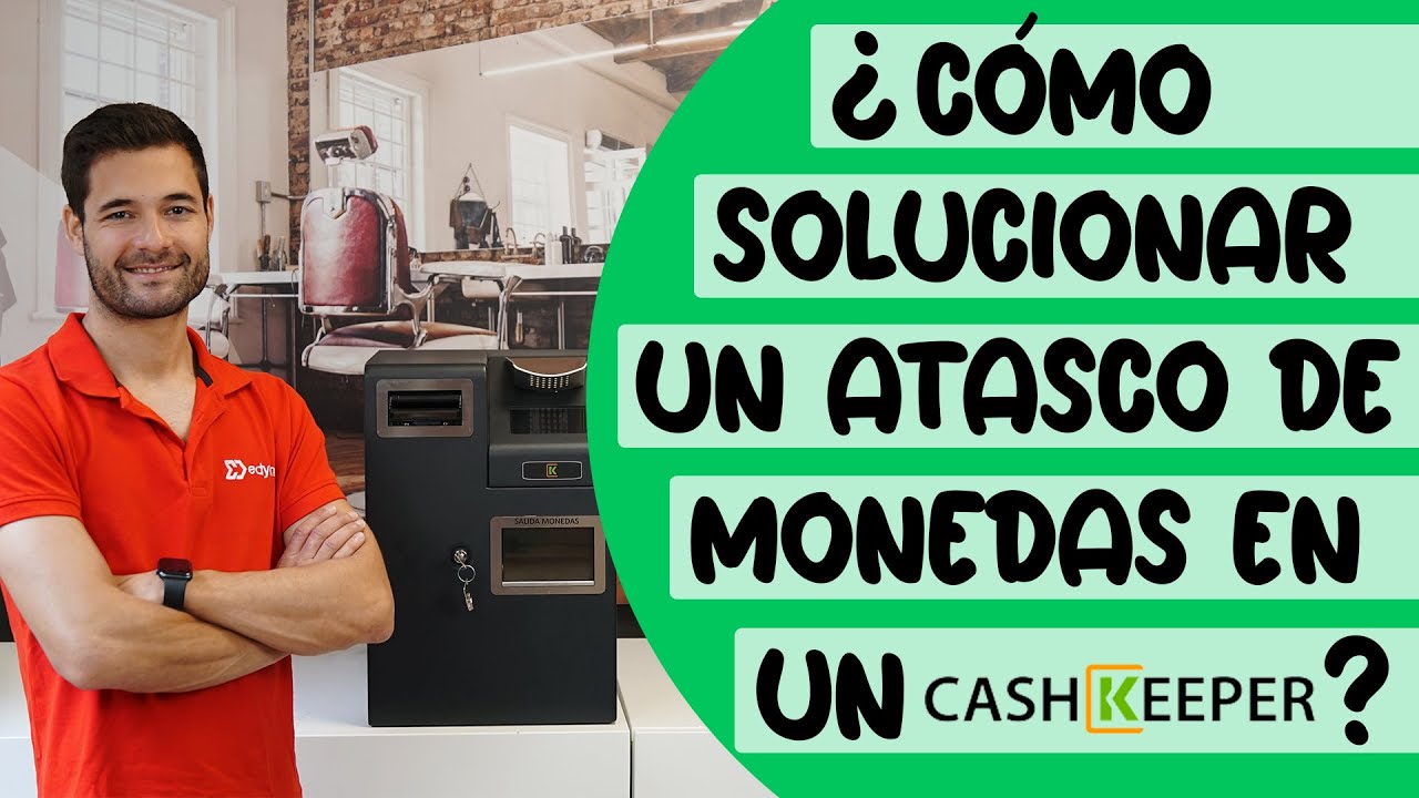 ¿Cómo solucionar un atasco de monedas en Cashkeeper CK950?