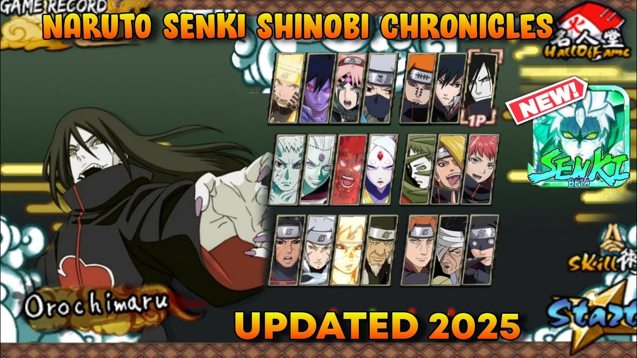 Naruto Senki Shinobi Chronicles New Updated 2025 Mod by Yamato