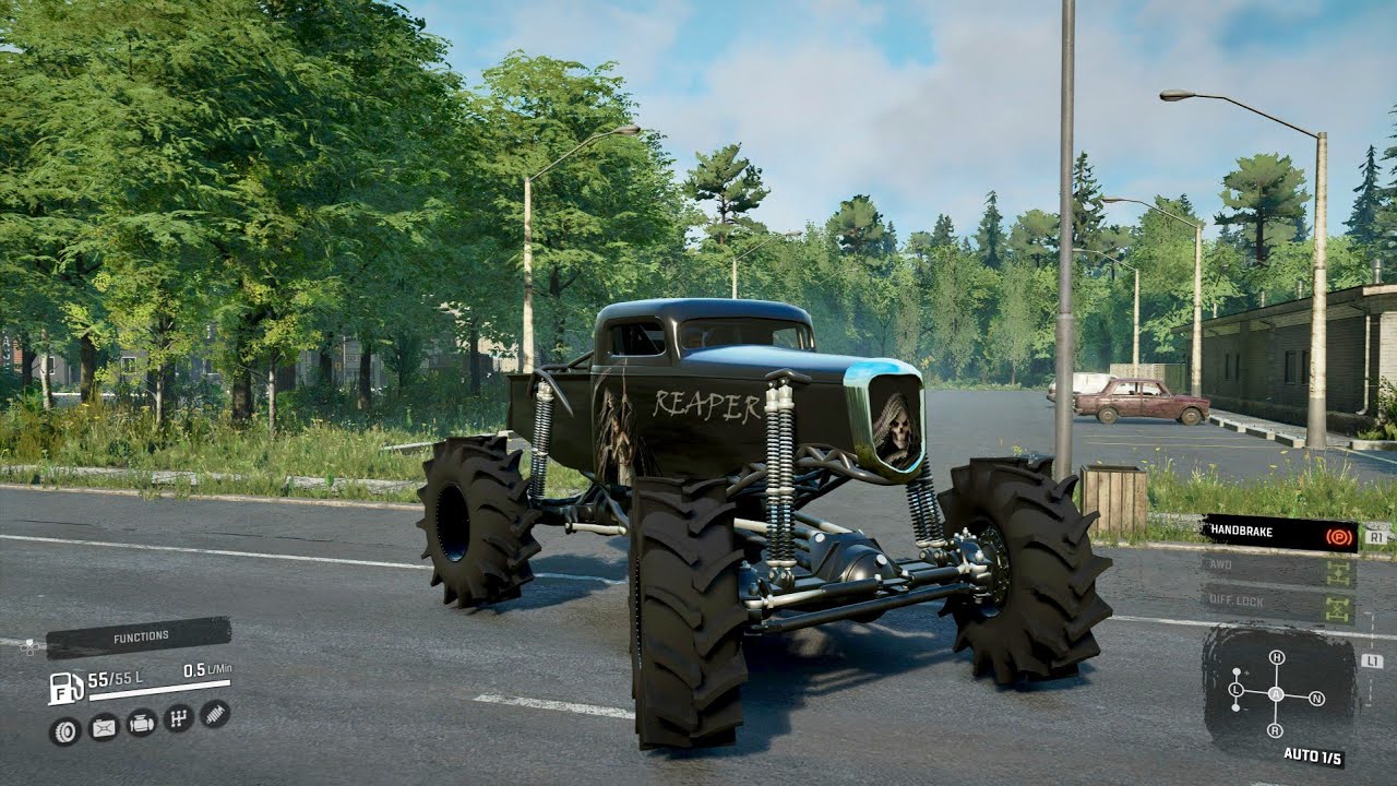 New SnowRunner 4k gameplay new trucks in snow runner - big trucks off road #new 