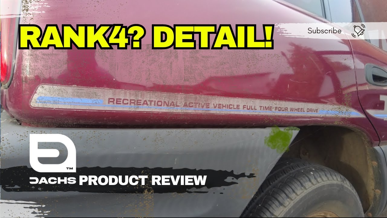 Cleaning our filthy rav4 project car! What a transformation! Dachs product review.