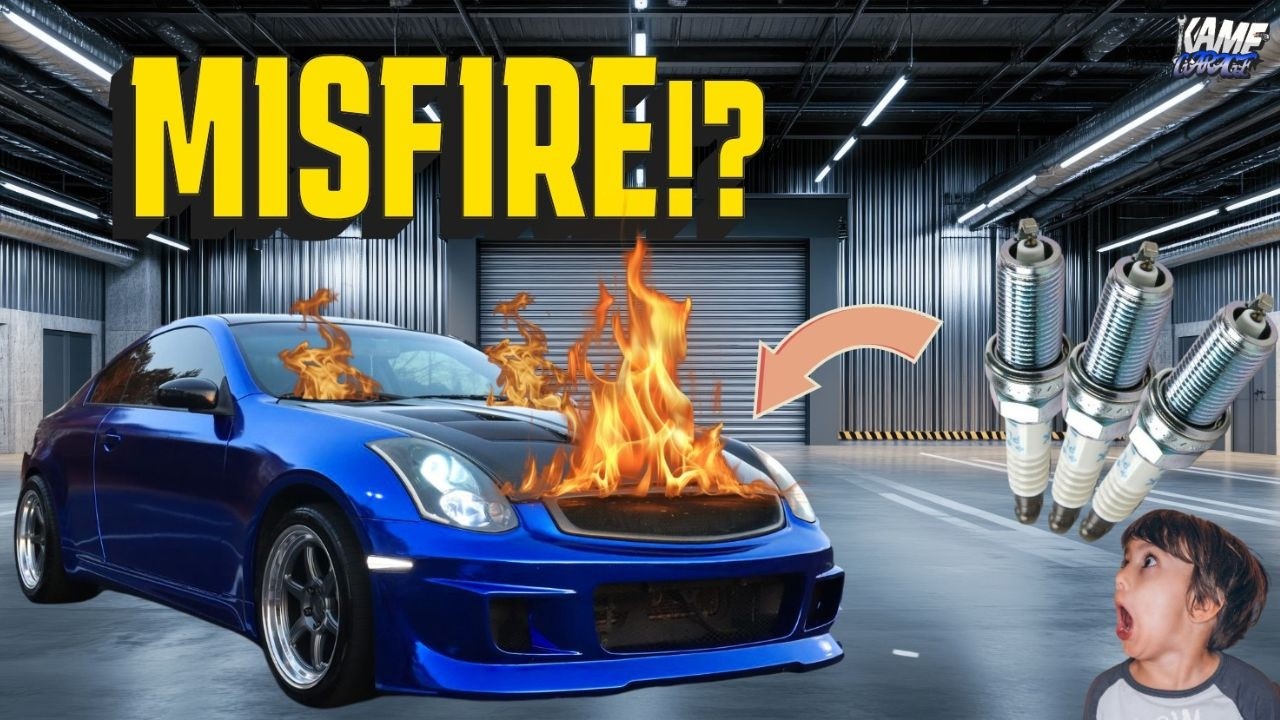 FIXING a MISFIRE on My G35 Coupe! (One Step Colder - Spark Plugs)