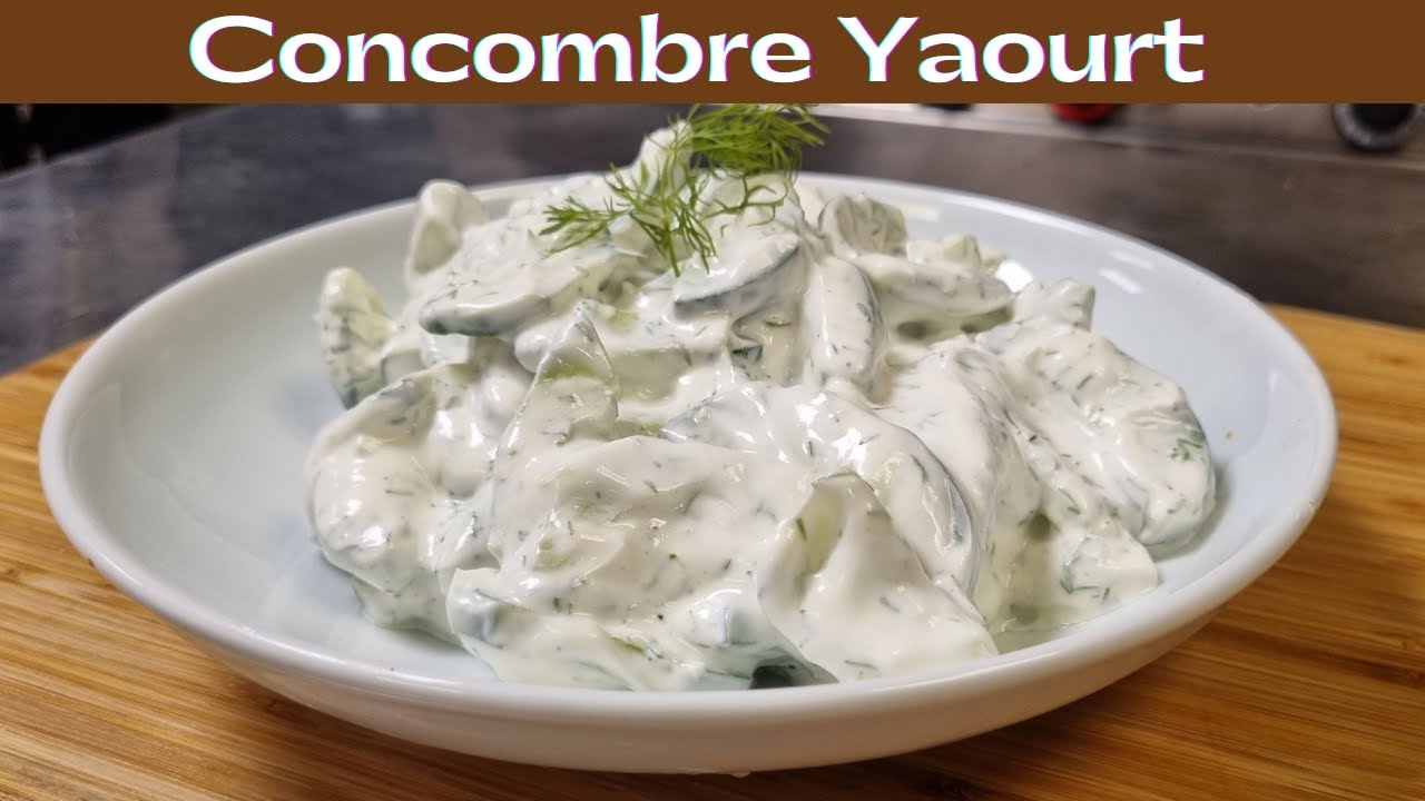SALADE DE CONCOMBRE AU YAOURT