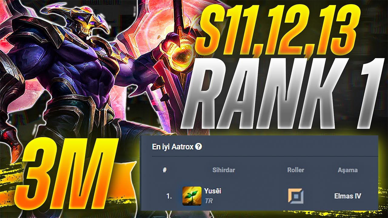 TR Aatrox 1.sinden Detaylı Anlatımlı Öğretici! @yuseiaatrox