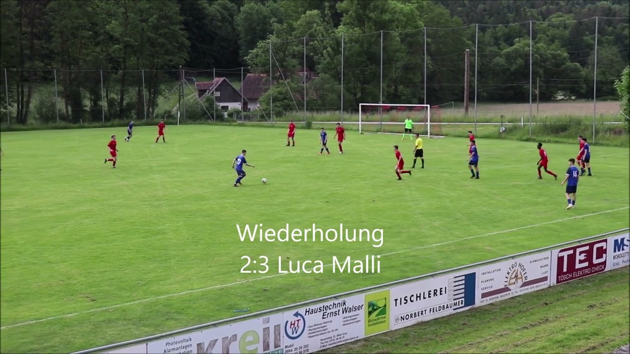 Szenen 2.Halbzeit U17 Meisterschaftsspiel, Gebiet Graz, JSV Mariatrost-SVU Liebenau, 3:4, 02.06.2023