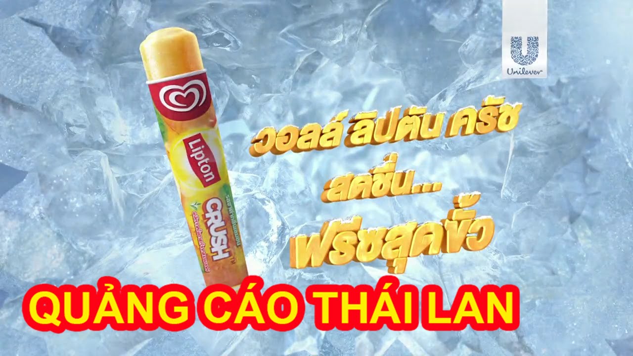 [ TH&Aacute;I LAN ] QUẢNG C&Aacute;O KEM Wall's #Lipton 2015
