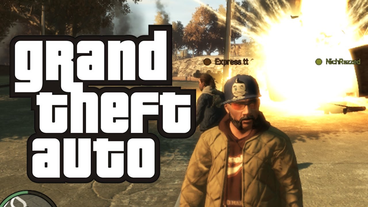 GTA 4 - Carmageddon: Multiplayer Mod! - (Funny Moments w/ Mods Online)