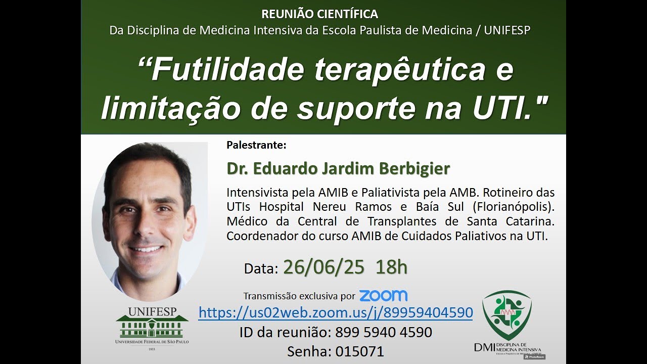 Futilidade terapêutica e limitação de suporte na UTI.