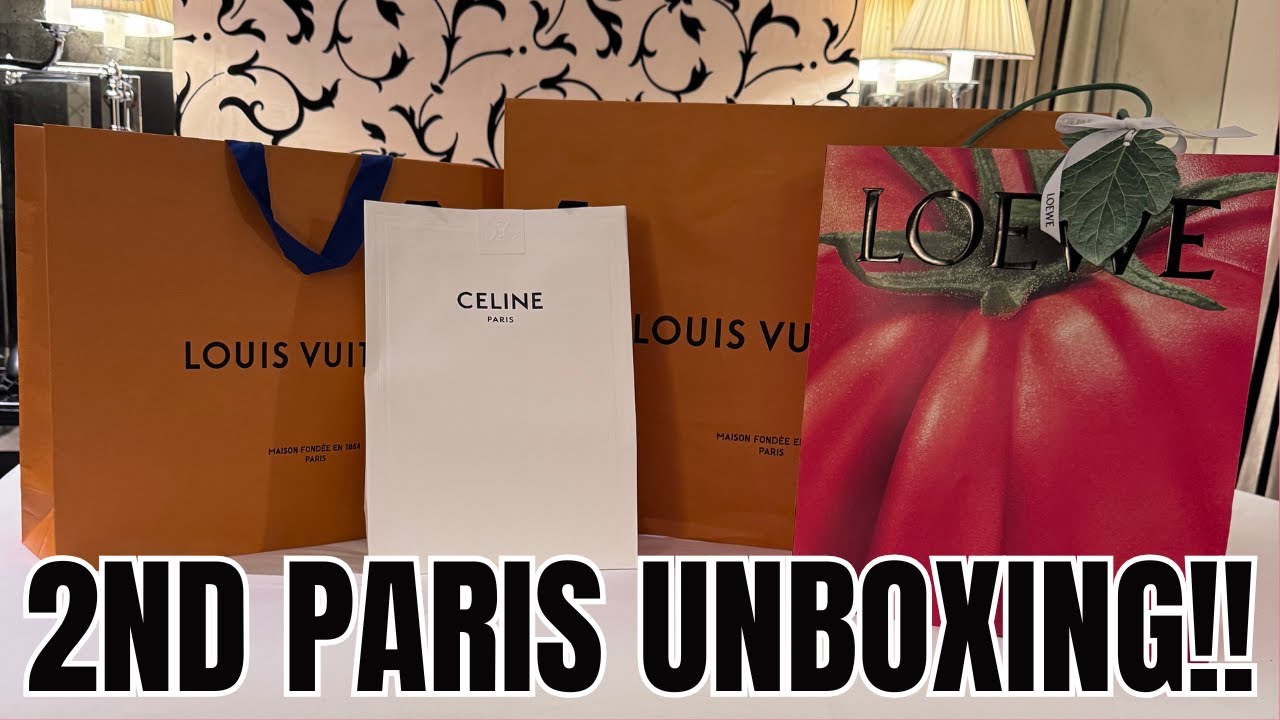 Роскошный парижский трофей! Распаковка Louis Vuitton, Loewe и Celine