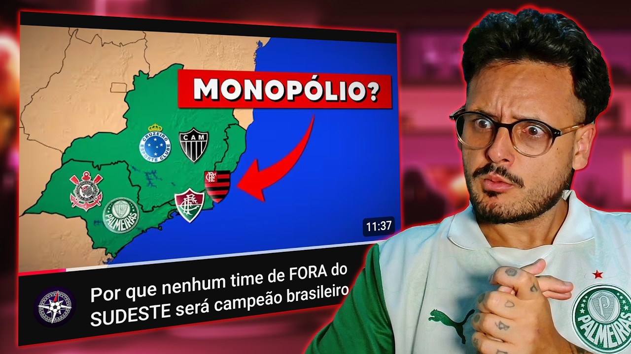 Por que nenhum time de FORA do SUDESTE será campeão brasileiro novamente? [REACT]