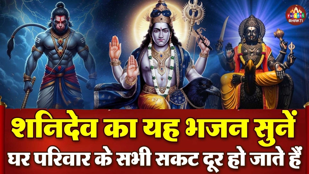 Shanidev Chaupai & Amritwani 🙏 | शनि देव चोपाई अमृतवाणी | Powerful Shani Bhajan