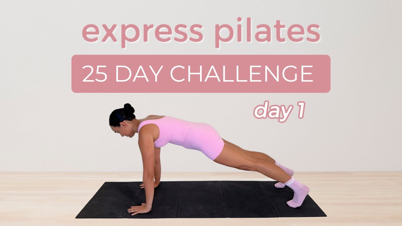 5 MIN Pilates | 25-Day Challenge | DAY 1 (No Equipment)