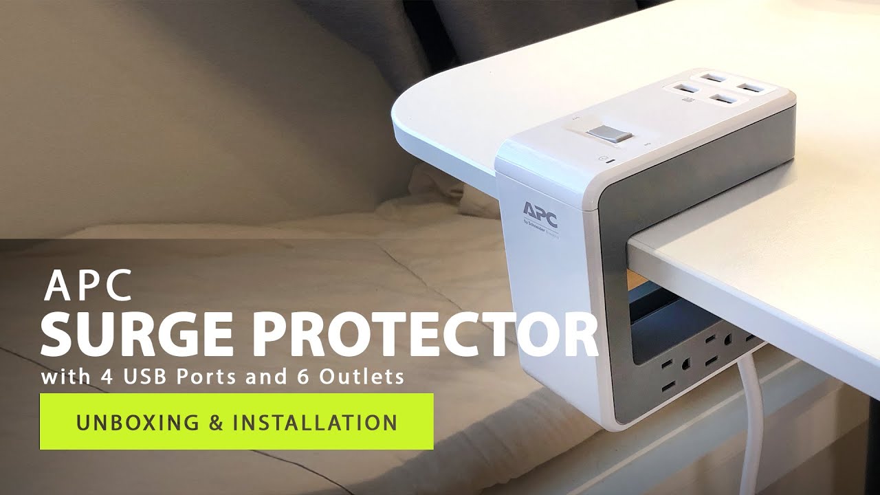 APC Surge Protector Quick Unboxing & Installation