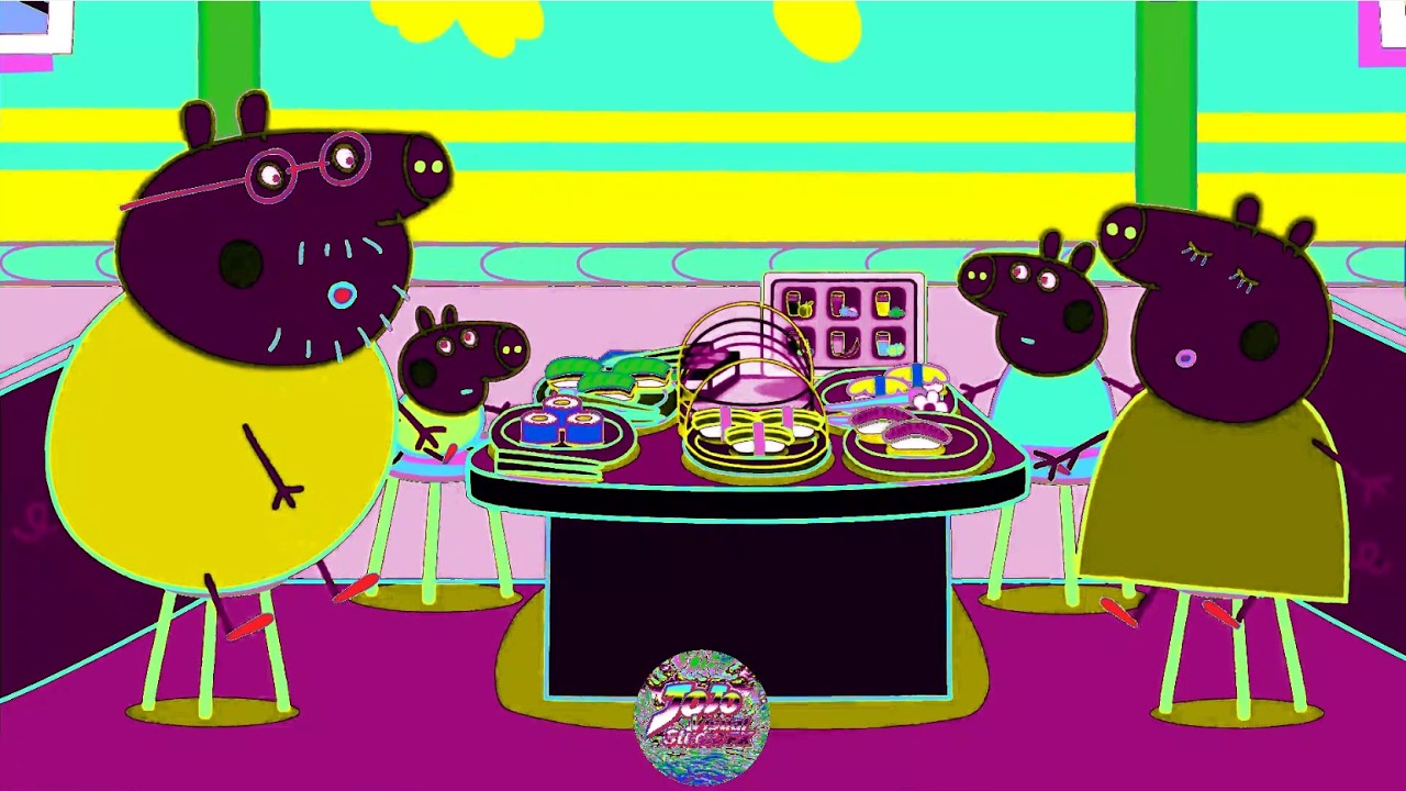 Peppa Pig – Daddy Pig Tried to Stop the Train! (Sponsored by: Gamavision Csupo Effects)