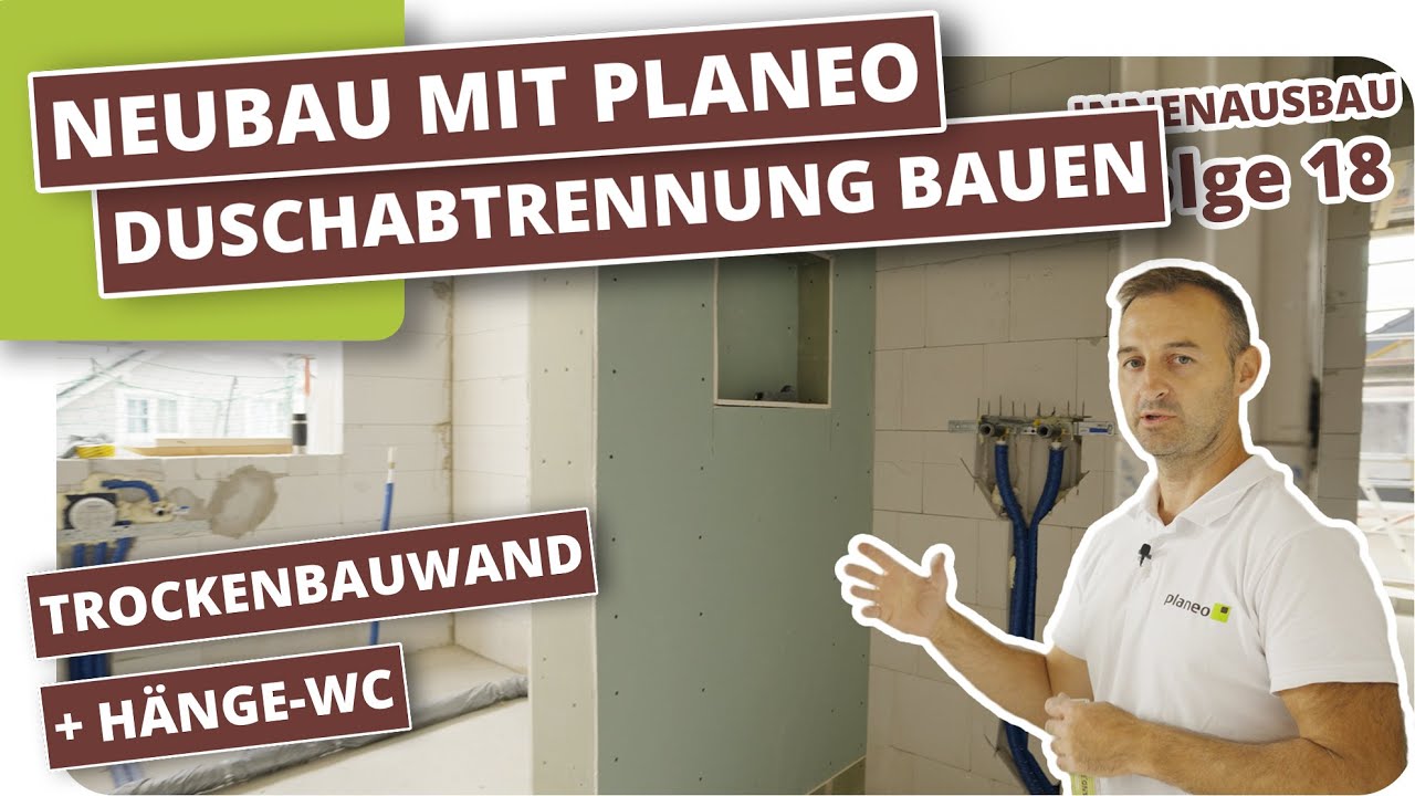 Trockenbauwand mit Nische aufstellen