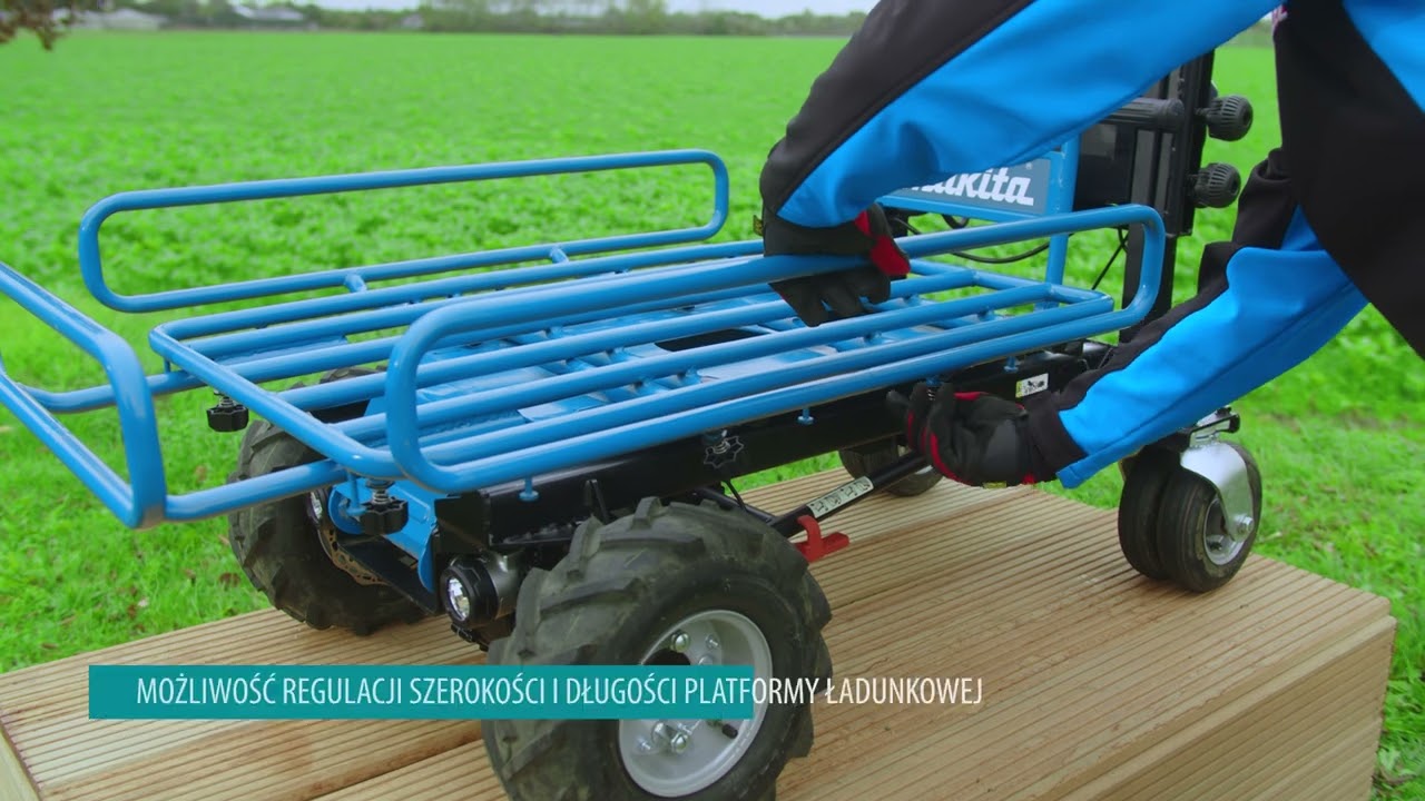 Akumulatorowy wózek samobieżny DCU604 18V LXT