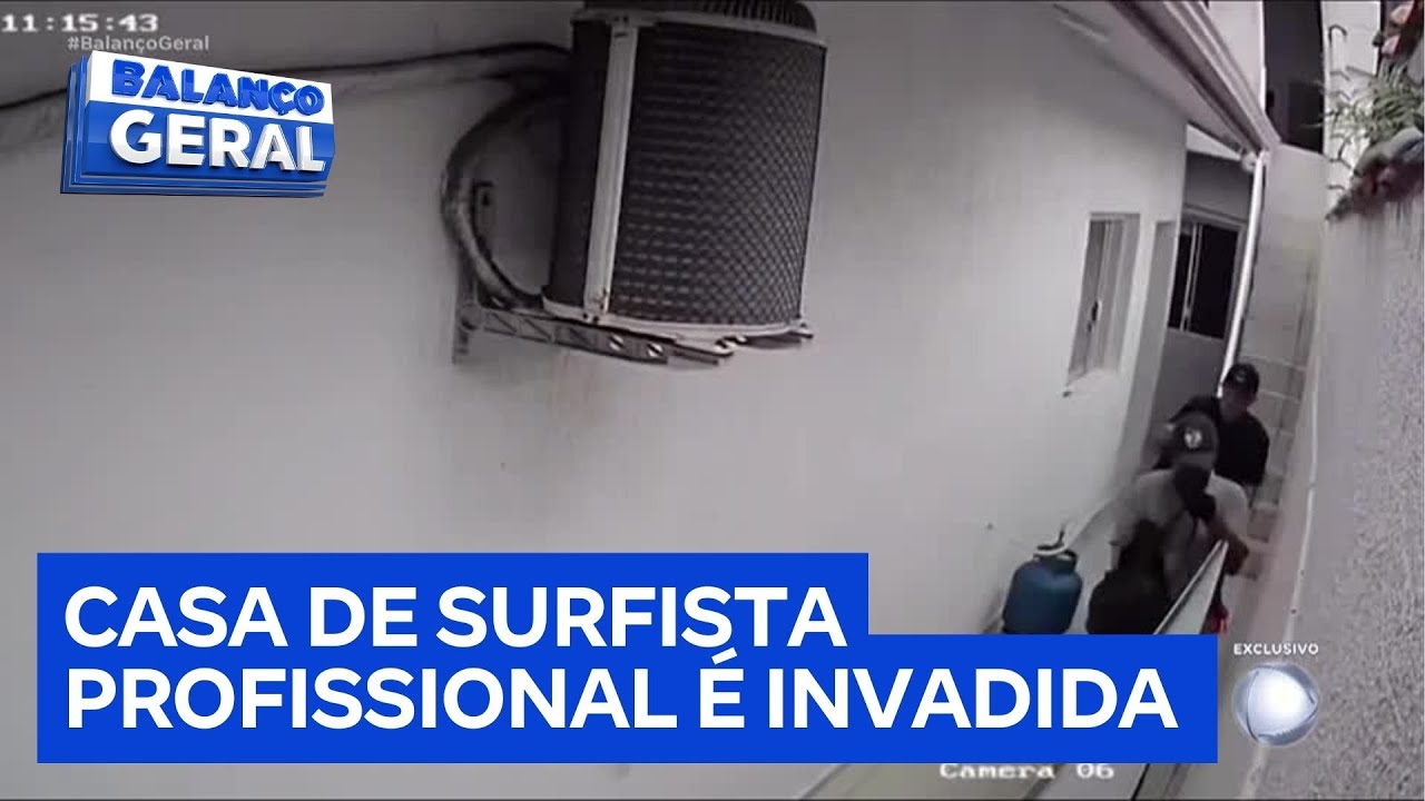 Criminosos invadem casa de surfista profissional em Praia Grande (SP) e deixam prejuízo de R$ 16 mil
