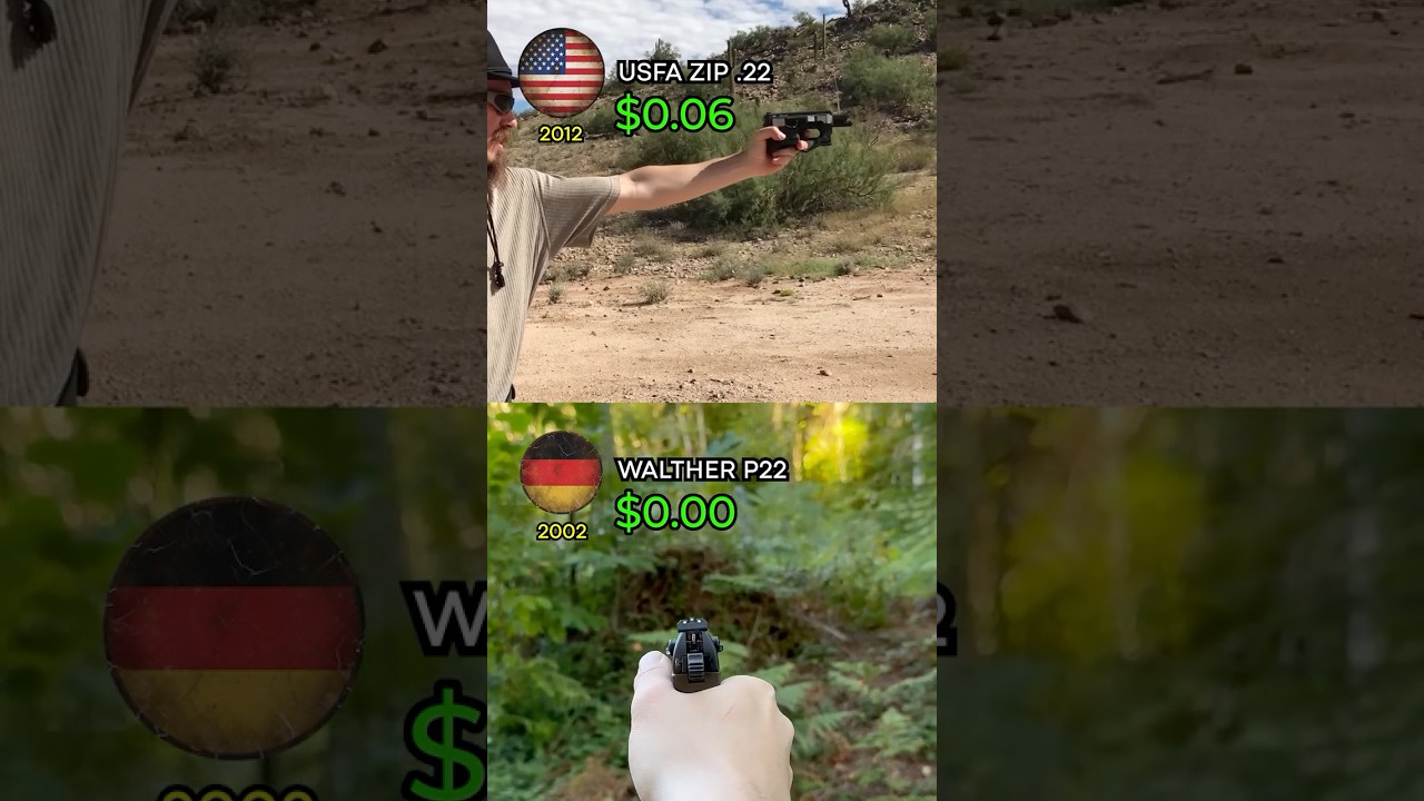 Zip .22 против Walther P22 | Один работает, другой нет.