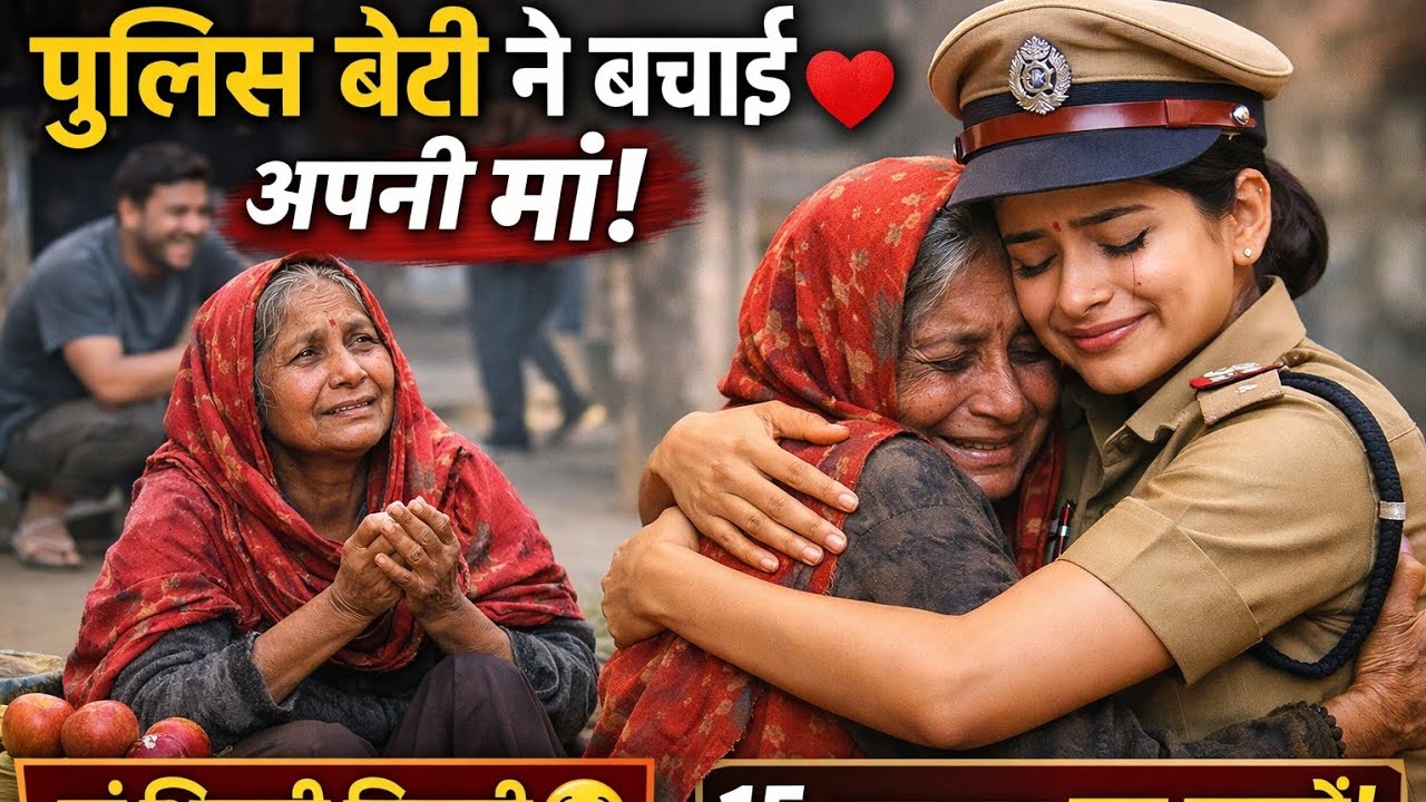 15 साल बाद सड़क पर मिली मां 😢 | पुलिस बनी बेटी ने पहचानी सच्चाई | दिल छू लेने वाली कहानी